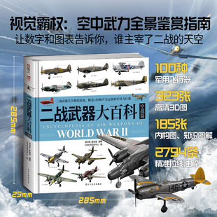 【正版精装】《二战武器大百科:空战篇》 舰载机 战斗机 轰炸机 导弹 机载武器 青少年 军事启蒙