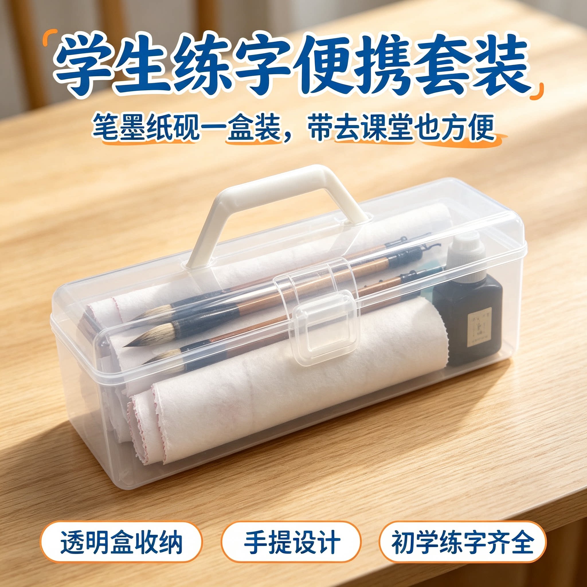 中小学生专用文房四宝手提礼盒
