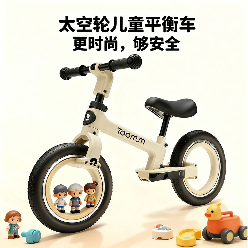 给宝宝磁悬浮般骑行体验