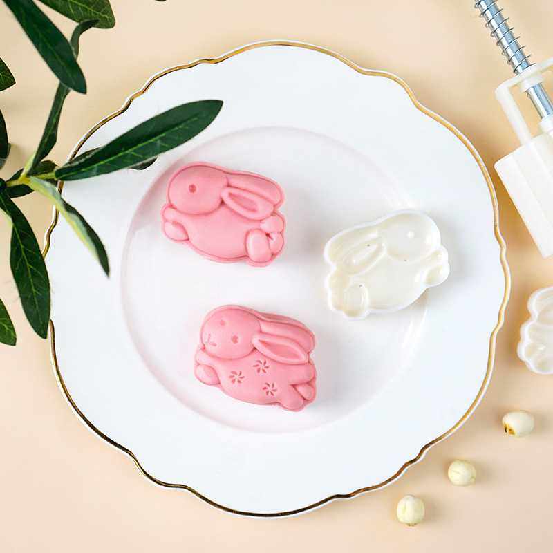 奔跑兔月饼模具新款2025手压式家用冰皮月饼压花模型印具烘焙工具,节庆用品/礼品,甜品台装饰,淘宝优惠券,粉丝福利购,淘宝优惠卷