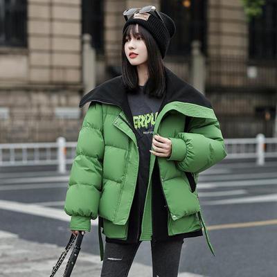 两件套羽绒服女款高端女冬季外套韩版短款白鸭绒平湖羽绒服工厂HD