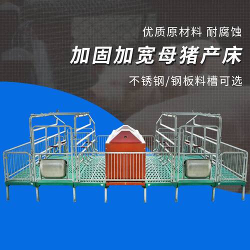 防压仔猪母猪产床 双体母猪产床供应产保一体复合猪产床尺寸