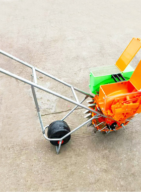 玉米播种机鸭嘴精播施肥14嘴20嘴点播机农友人力手推