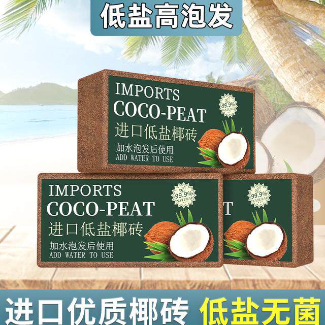 进口大块椰砖营养土养花种菜专业椰糠土壤植物花肥有机种植种菜土