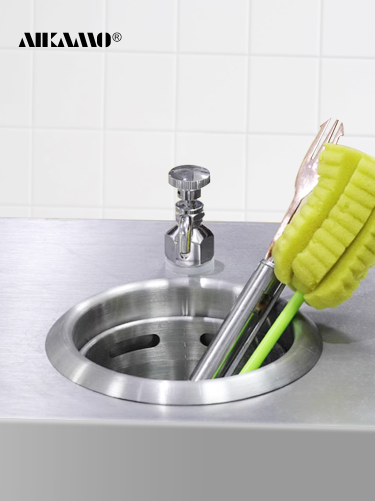Aikamo酒吧长流量水龙头集咖啡奶茶店长流量水槽清洗不锈钢流井