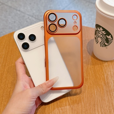 【电镀磨砂】超薄适用苹果17promax手机壳新款iPhone16pro带镜头膜15plus高档12promax硬壳14pm超轻13保护套