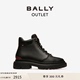 巴利VALIANT黑色马丁靴短靴女6239428 618预先尊享 BALLY