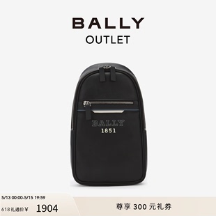 黑色胸包6302614 BALLY 巴利男士