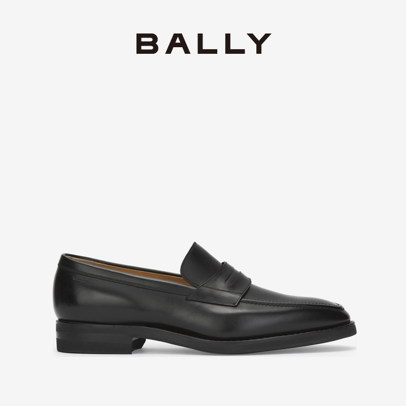 BALLY/巴利男士黑色皮