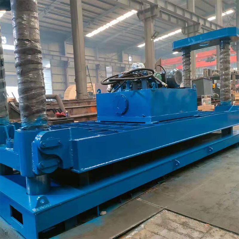 1100型报废汽车压扁机 自动铁桶压片机 三轮车液压成型机