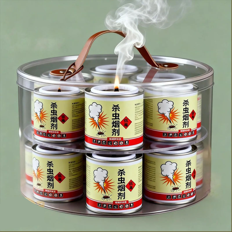 杀虫烟剂强力烟雾熏杀灭虫除蛾蚋药室内家用驱蚊虫蟑螂杀虫烟雾剂