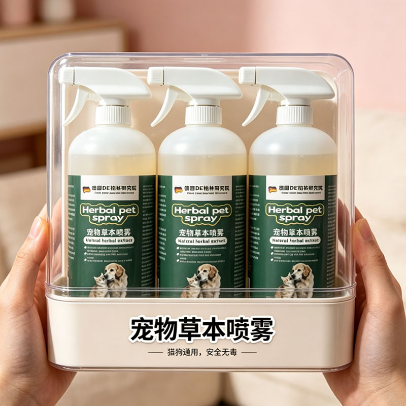 宠物户外草本萃取天然防护喷雾无毒狗狗猫咪户外玩耍小虫猫犬通用