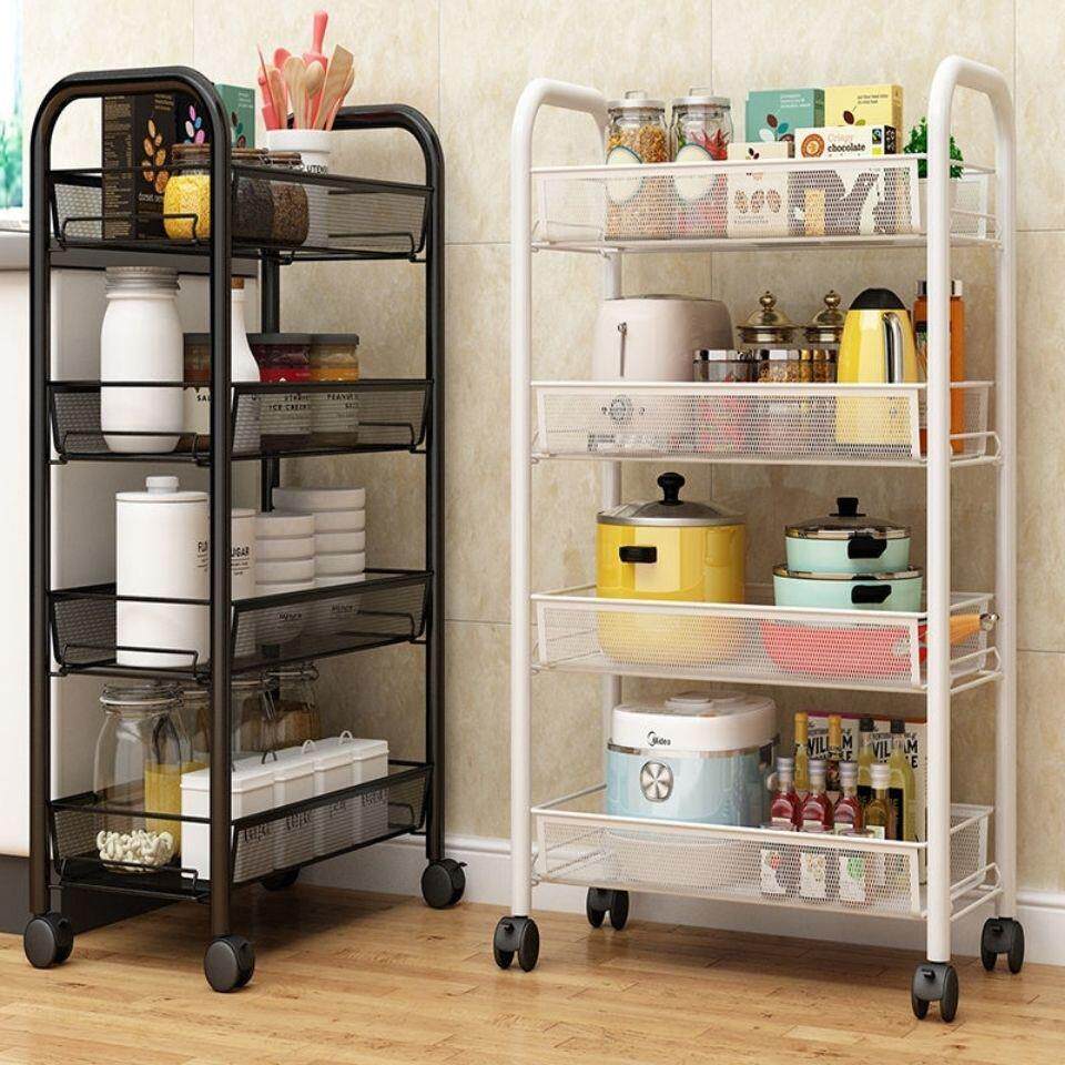 拉车套罩放菜架子厨房置物架落地多层水果菜架蔬果篮卧室储物架零食收