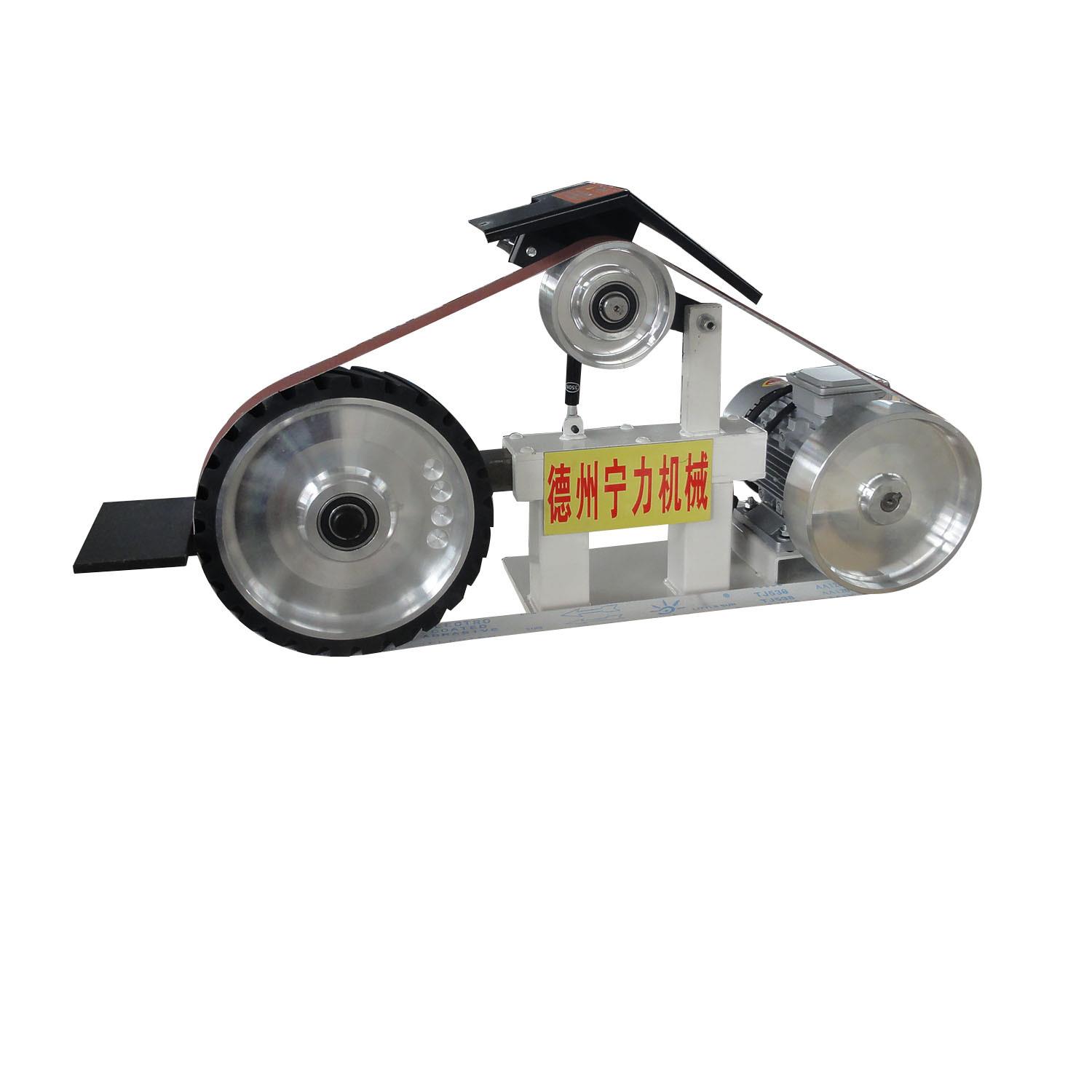 定制工业级高速小型磨刀多功能砂带机立式抛光平面打磨设备台调速