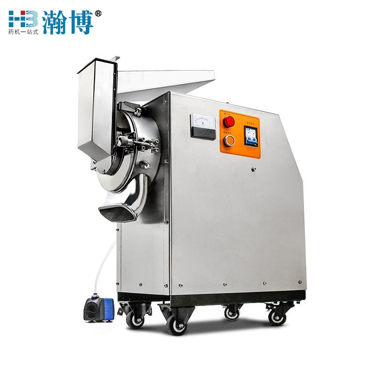 流水式粉碎机超细中药材破壁磨粉机超微粉碎机三七打粉机商用