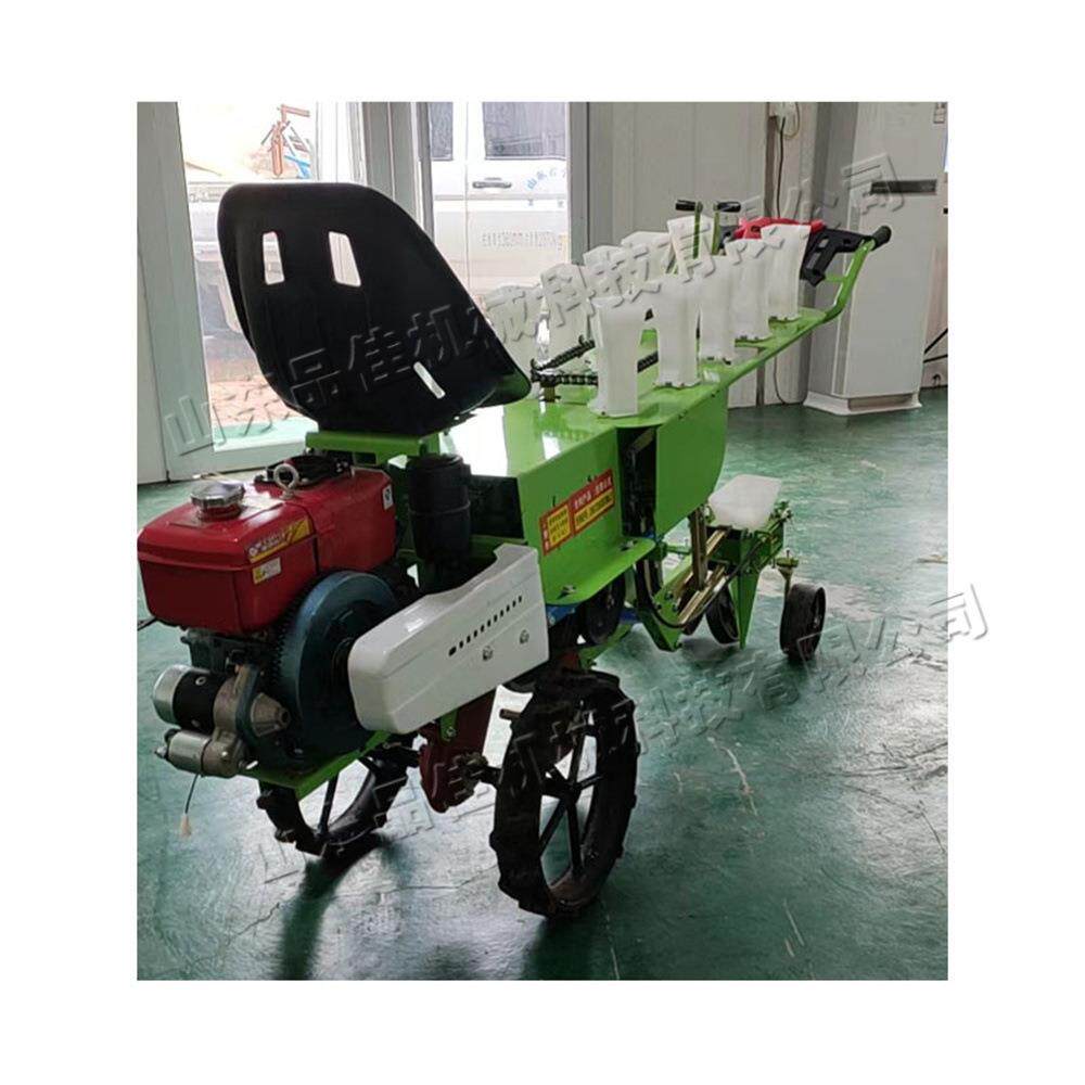 自走式小型秧苗移栽机家用辣椒白菜栽苗机乘坐式茄子插苗机械