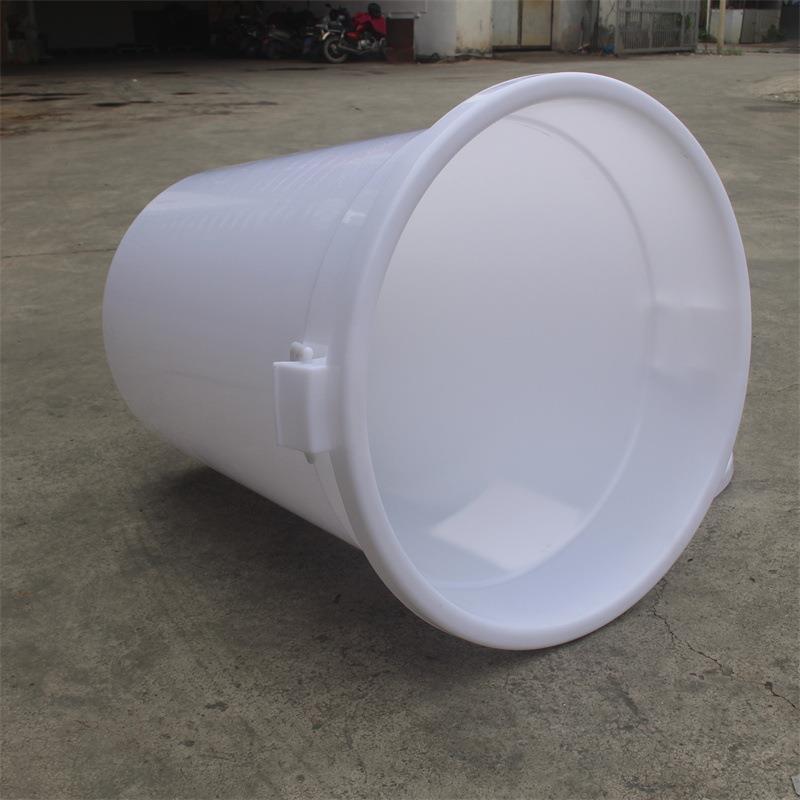 圆桶带盖工业塑料桶家用储水大水桶食品加厚400大白桶