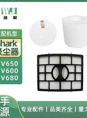 适用鲨鱼SHARK吸尘器 NV650 NV600 NV680 系列HEPA过滤网过滤绵