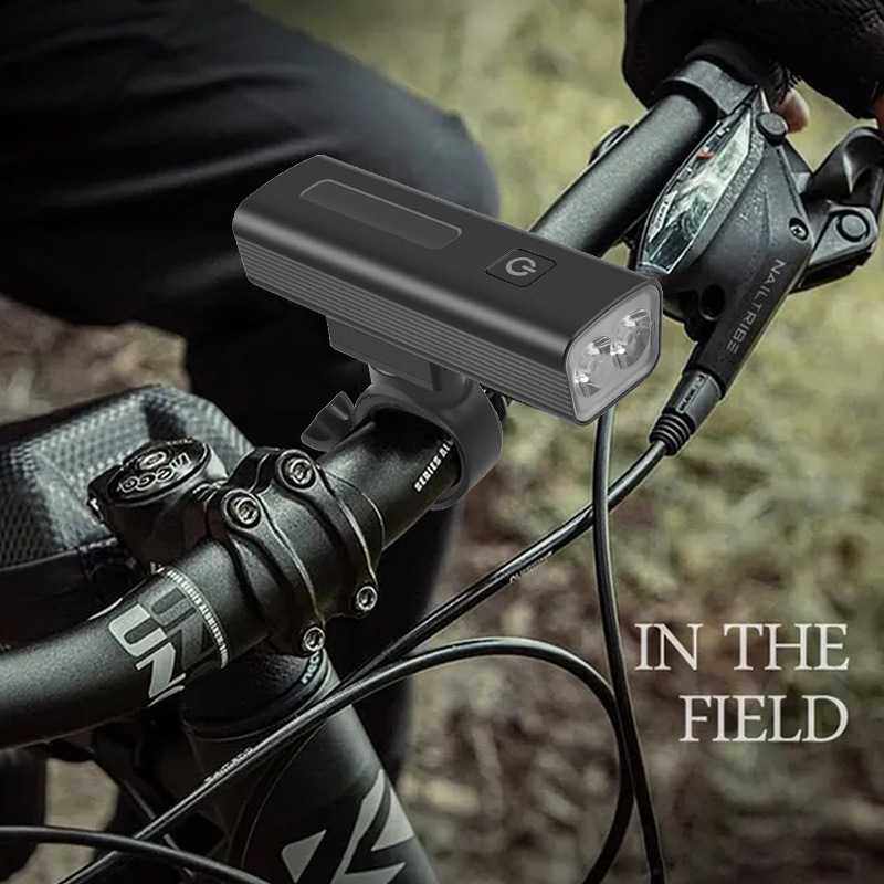 新品T6 LED强光自行车灯支持输出户外骑行装备山地车灯夜骑灯