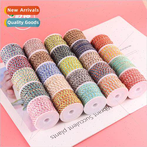 Plus gold four strands three flowers cotton thread star moon