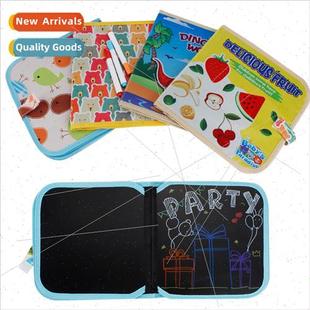 Children portable drawing book small blackboard creative gra