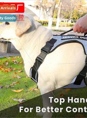 Pet Traction Dog Blast Punch Chest Harness Vest Type Reflect
