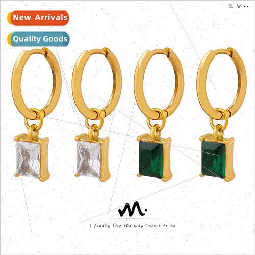 Fashion blogger ins earrings versatile repair face ring buck