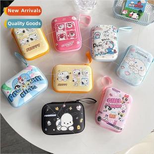 Cartoon rectangular charger organizer bag large coin purse h