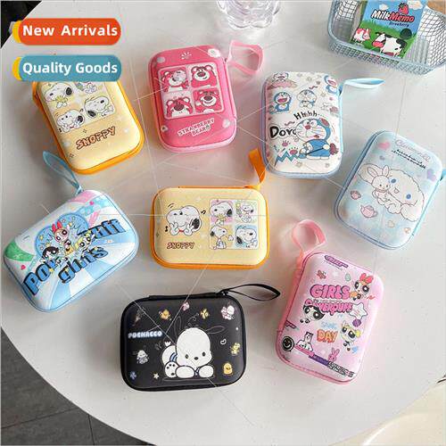 Cartoon rectangular charger organizer bag large coin purse h