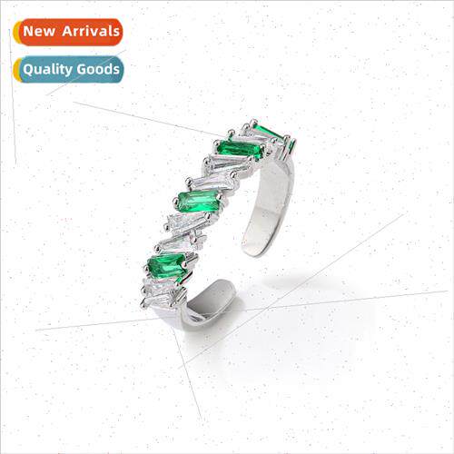 2022 new wave niche zirconia open ring index finger ring fas