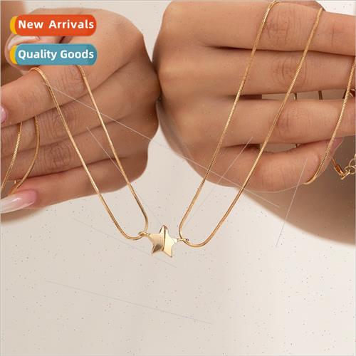 Europe new snake bone chain friendship set couple gift neckl