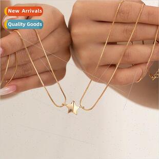 Europe new snake bone chain friendship set couple gift neckl