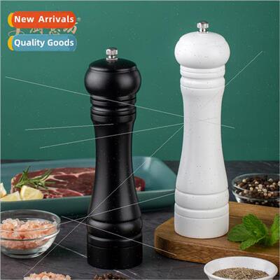 8 inch black whe PU baking paint pepper grinder kchen househ