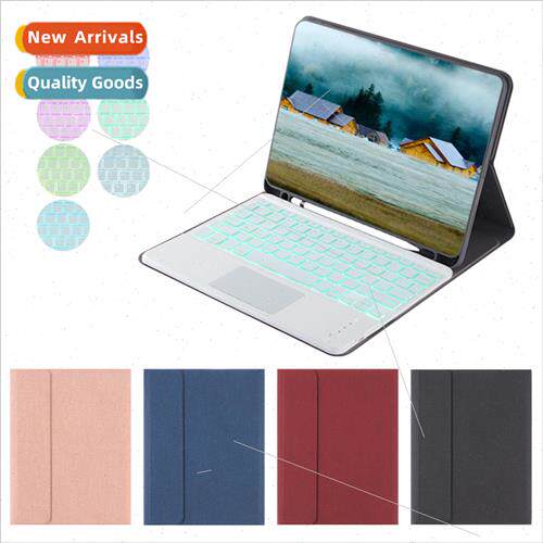 适用iPadpro11 tablet bluetooth keyboard case cloth 9 pen slo