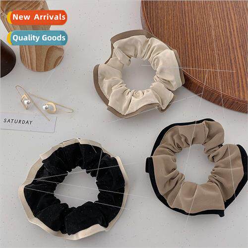Vintage elegant French large intestine circle versatile hair