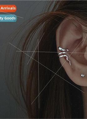 Snake ear clips whout ear holes INS set creative glossy line