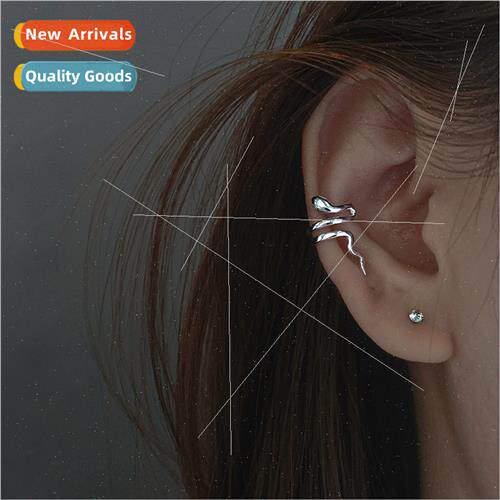 Snake ear clips whout ear holes INS set creative glossy line