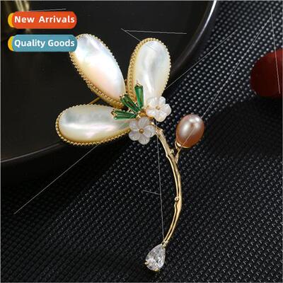mple natural lilac flower elegant corsage anti-glare pin su
