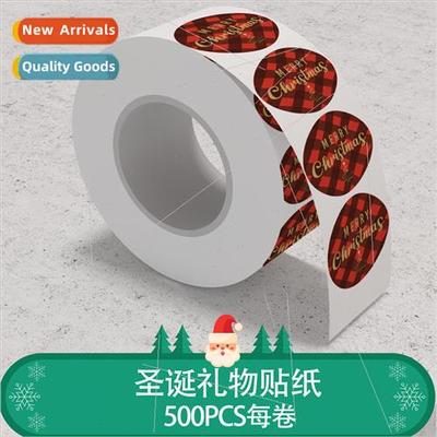 CM2204025 Christmas  Stickers Stickers Christmas Round Stick