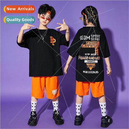 Childrens hip-hop set dance tide clothing summer fashion gir