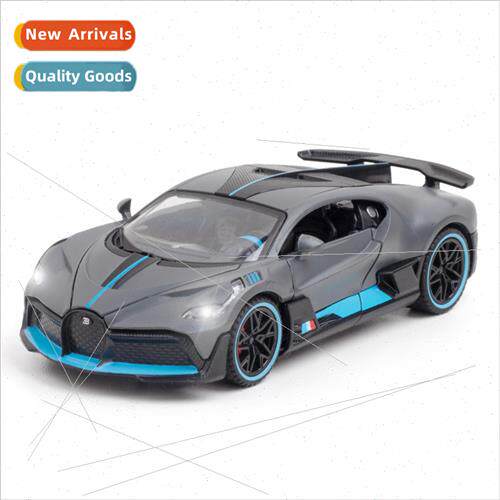1:32 Bugatti DIVO alloy car 3 door open back wh sound light