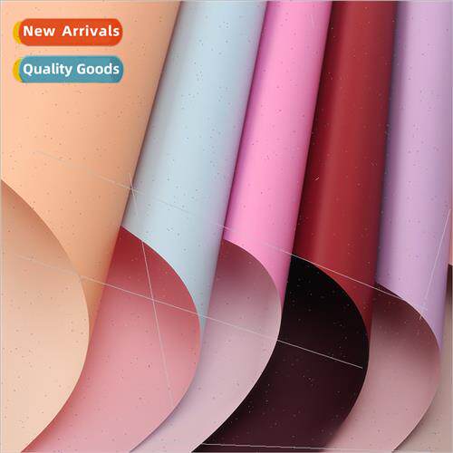 Flower packaging new flower wrapping paper thickened two-col