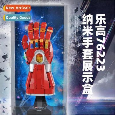 适用a high 76223 Iron Man nano glove scene display box infin
