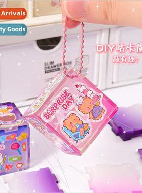 diy Rubik cube goo card set creative gradient goo disk puzzl