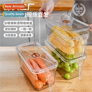 Refrigerator storage box freezer box large capacy sealed sto