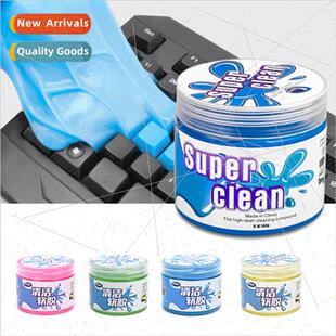 Car Cleaning Soft Gel Magic Air Vent Cleaning Mud Crystal Ke