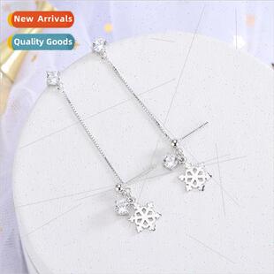 You me pouring cy s925 silver wh diamonds Christmas snowflak