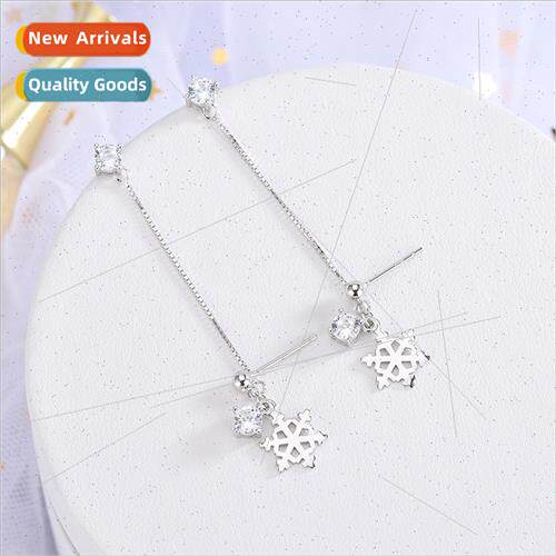 You me pouring cy s925 silver wh diamonds Christmas snowflak