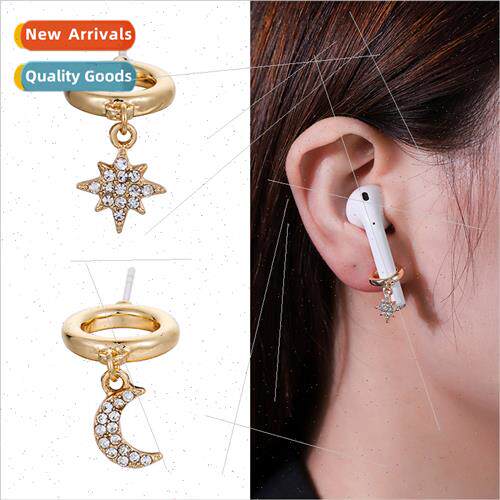 New oil drip diamond wireless bluetooth anti-lost headset ch