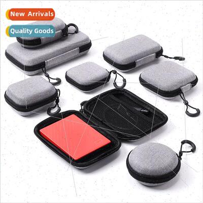 Portable headphone bag Data cable organizer eva headphone st